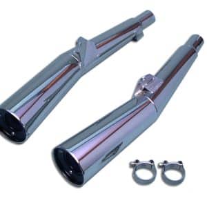 Silencieux Master XJR1200/1300 Chromés Homologués - Vendus par Paire 1995-2003