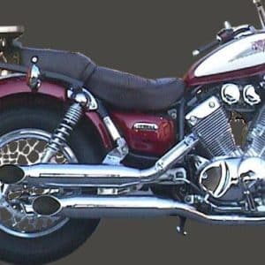 Pot XV 535 VIRAGO Ligne Complète Legend Silencieux Turn Out Chromés Non Homologuée 1988-2003