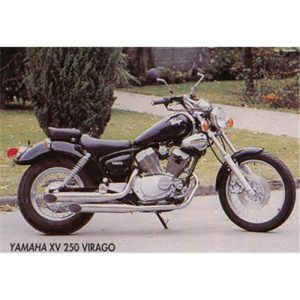 Pot XV125/250 VIRAGO Ligne Complète Legend Silencieux Turn Out Chromés Non Homologuée 1989-2003