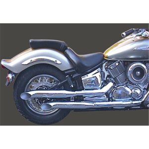 Silencieux Legend XVS 1100 DRAGSTAR Turn Out Chromés Non Homologués - Vendus par Paire 1999-2006