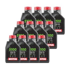 5100 4T 10W40 - 1L - Technosynthese® (semi-synthèse) - Ester - Carton de 12 de marque MOTUL