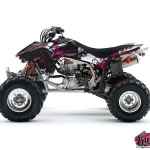 Kit Déco Quad Trash Honda 450 TRX Noir Rose () 2006-2007