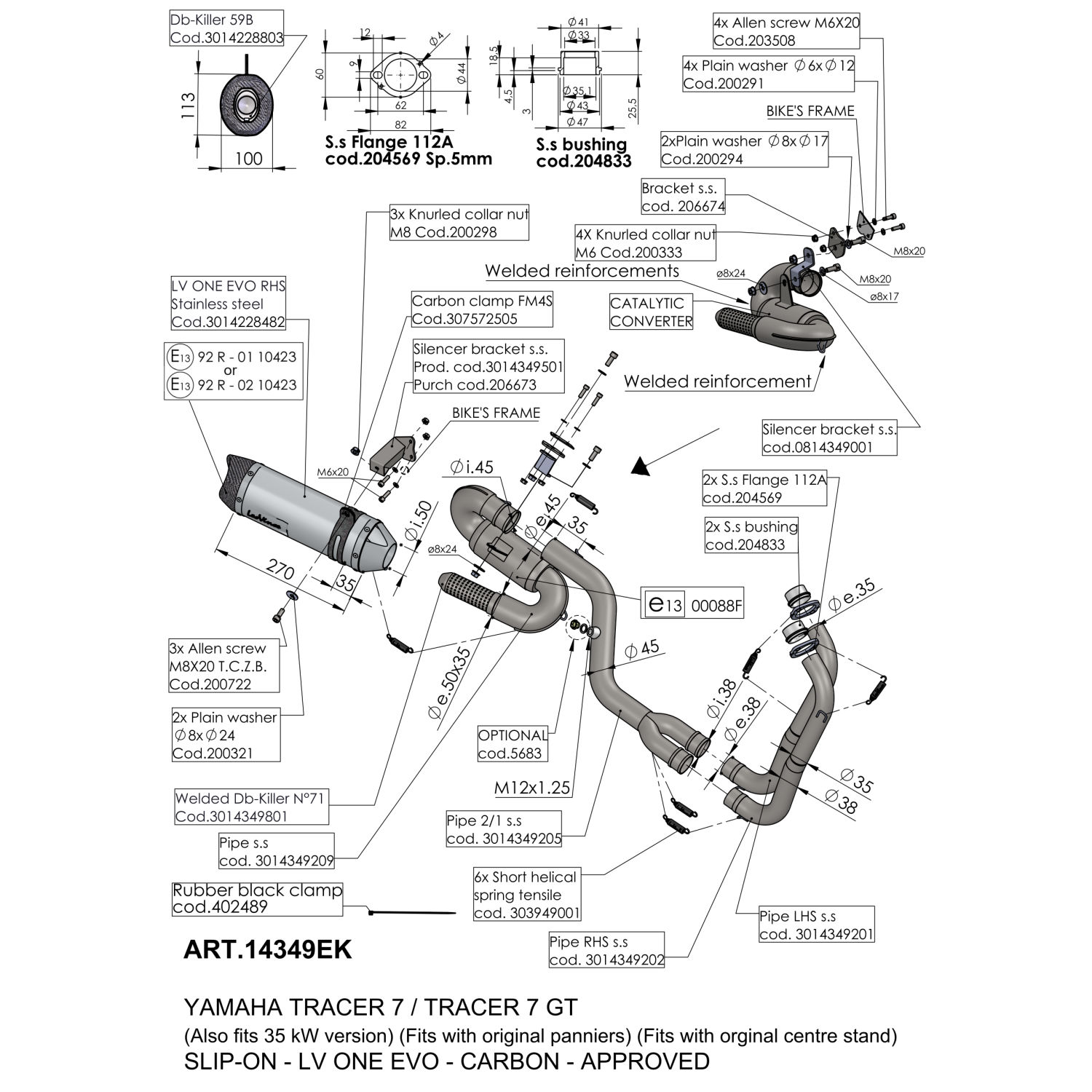 Ligne Complète LV ONE EVO TRACER 7 - Homologué 2020-2024 – Image 4