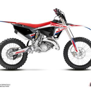 Kit Deco Moto Cross Mantova Fantic 125 XX Bleu 2021-2022