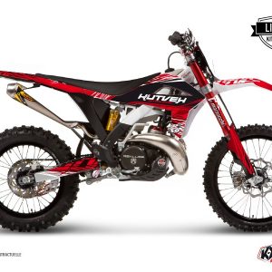 Kit Deco Moto Cross Eraser GASGAS 250 EC Rouge Blanc 2021-2023