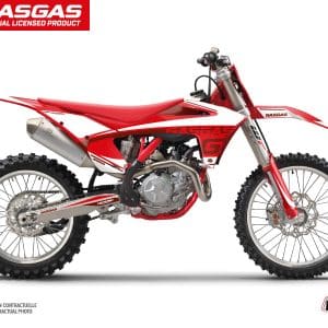 Kit Deco Moto Cross Rush GASGAS MCF 450 Rouge 2021-2022