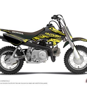 Kit Deco Moto Cross Eraser Fluo Honda 50 CRF Jaune 2007-2012