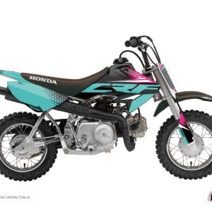 Kit Deco Moto Cross Nasting Honda 50 CRF Turquoise 2007-2012