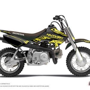 Kit Deco Moto Cross Eraser Fluo Honda 50 CRF Jaune 2013-2023