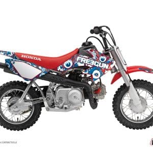 Kit Deco Moto Cross Freegun Eyed Honda 50 CRF Rouge 2013-2023