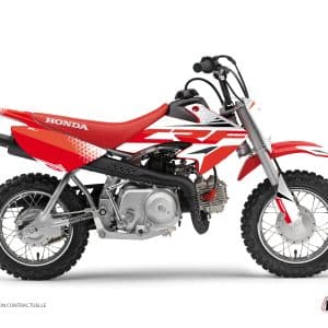 Kit Deco Moto Cross Nasting Honda 50 CRF Blanc Rouge 2013-2023