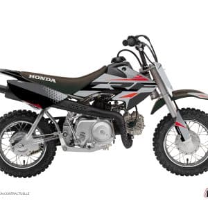 Kit Deco Moto Cross Nasting Honda 50 CRF Gris Rouge 2013-2023