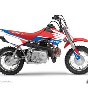 Kit Deco Moto Cross Wing Honda 50 CRF Bleu 2013-2023