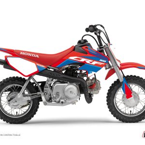 Kit Deco Moto Cross Dyna Honda 50 CRF Bleu 2013-2023