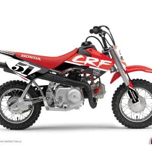 Kit Deco Moto Cross Rask Honda 50 CRF Noir 2013-2023