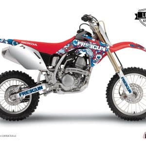 Kit Deco Moto Cross Freegun Eyed Honda 125 CR Rouge 1993-1994