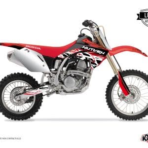 Kit Deco Moto Cross Eraser Honda 125 CR Rouge Blanc 1995-1997