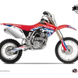 Kit Deco Moto Cross Eraser Honda 125 CR Rouge Bleu 1998-1999