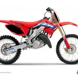 Kit Deco Moto Cross Works Honda 125 CR Bleu 2002-2003