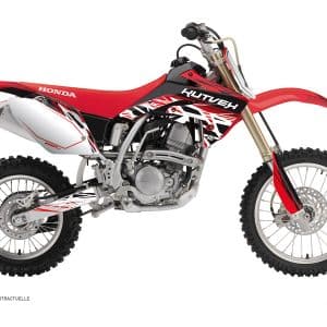 Kit Deco Moto Cross Eraser Honda 150 CRF Rouge Blanc 2007-2024