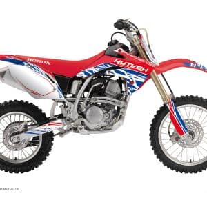 Kit Deco Moto Cross Eraser Honda 150 CRF Rouge Bleu 2007-2024