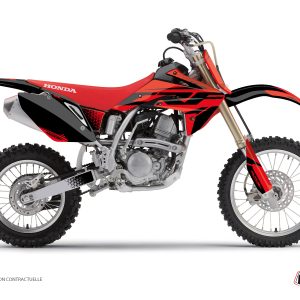 Kit Deco Moto Cross Nasting Honda 150R CRF Rouge Noir 2007-2024