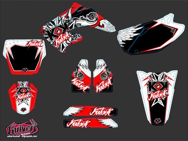 Kit Deco Moto Cross Demon Honda 250 CR 1991-1992 - 100p2r.fr