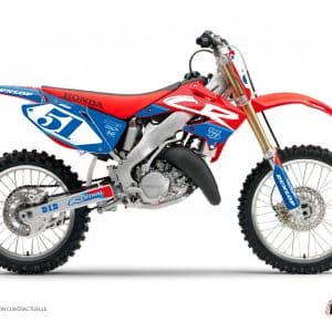 Kit Deco Moto Cross Rask Honda 250 CR Bleu 1991-1992