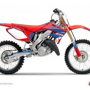 Kit Deco Moto Cross Dyna Honda 250 CR Bleu 1997-1999