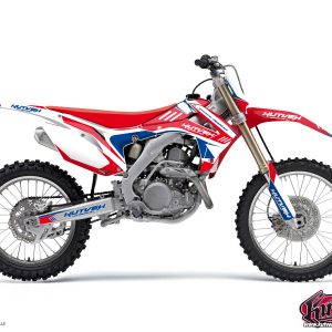 Kit Deco Moto Cross Chrono Honda 250 CR Bleu 2000-2001