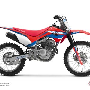 Kit Deco Moto Cross League Honda 250F CRF Rouge