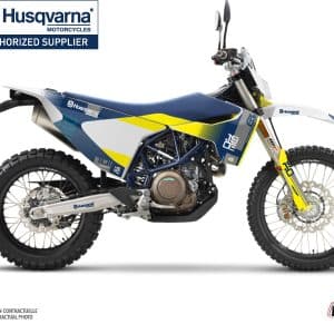 Kit Deco Moto Cross Hero Husqvarna 701 Enduro Bleu 2015-2022