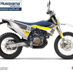 Kit Deco Moto Cross Heyday Husqvarna 701 Enduro Gris Jaune 2015-2022