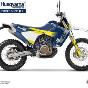 Kit Deco Moto Cross Hero Husqvarna 701 Enduro LR Bleu