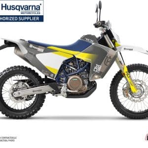 Kit Deco Moto Cross Hero Husqvarna 701 Enduro LR Gris Jaune