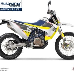 Kit Deco Moto Cross Heyday Husqvarna 701 Enduro LR Gris Jaune