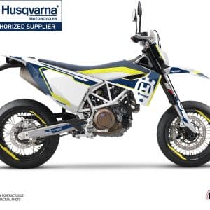 Kit Deco Moto Cross Nova Husqvarna 701 Supermoto Bleu