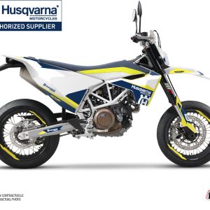 Kit Deco Moto Cross Orbit Husqvarna 701 Supermoto Blanc