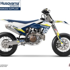 Kit Deco Moto Cross Orbit Husqvarna 450 FS Blanc 2014-2015
