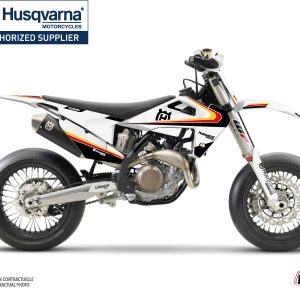 Kit Deco Moto Cross Legacy Husqvarna 450 FS Noir Jaune 2016-2018
