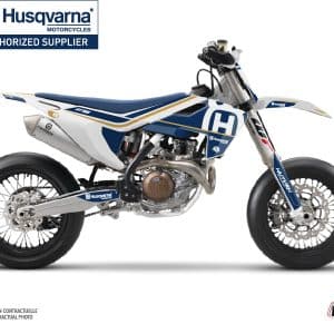 Kit Deco Moto Cross Heritage Husqvarna 450 FS Blanc 2019-2022