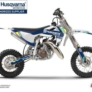 Kit Deco Moto Cross Rocky Husqvarna TC 50 Bleu 2017-2018