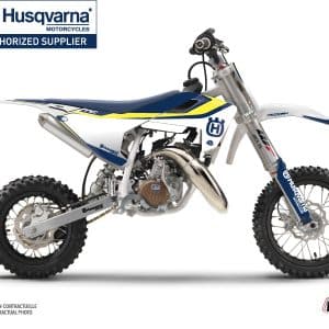 Kit Deco Moto Cross Legend Husqvarna TC 50 Bleu 2019