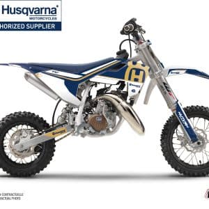 Kit Deco Moto Cross Heritage Husqvarna TC 50 Bleu 2019