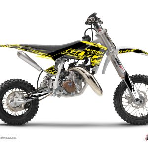 Kit Deco Moto Cross Eraser Fluo Husqvarna TC 50 Jaune 2019