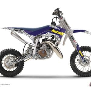 Kit Deco Moto Cross Predator Husqvarna TC 50 Violet Jaune 2019