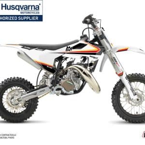 Kit Deco Moto Cross Legacy Husqvarna TC 50 Noir Jaune 2019