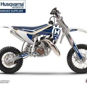 Kit Deco Moto Cross Heritage Husqvarna TC 50 Blanc 2020-2023