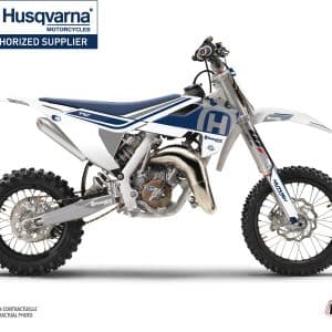 Kit Deco Moto Cross Heritage Husqvarna TC 50 Blanc Gris 2020-2023