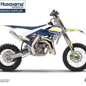 Kit Deco Moto Cross Orbit Husqvarna TC 65 Blanc 2017-2023